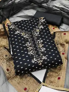 KIMISHA Embellished Unstitched Dress Material