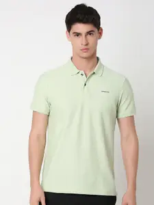 SPYKAR Men Solid Polo Collar T-shirt