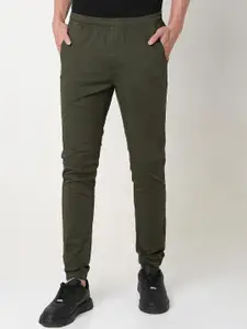 SPYKAR Men Solid Joggers Trousers