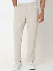 SPYKAR Men Solid Slim Fit Trousers