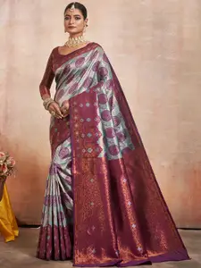 Areca Designer Ethnic Motifs Zari Banarasi Saree