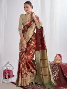 Areca Designer Ethnic Motifs Zari Banarasi Saree