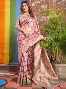Areca Designer Ethnic Motifs Zari Banarasi Saree