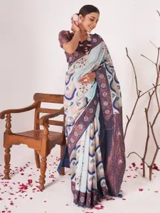 Areca Designer Paisley Zari  Banarasi Saree