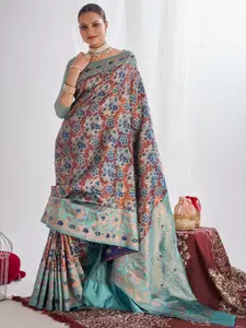 Areca Designer Woven Design Zari  Banarasi Saree