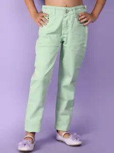 V-Mart Girls Slim Fit Low Distress Jeans