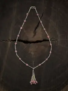 Kushal's Fashion Jewellery Women Silver Rhodium-Plated Oxidised Necklace