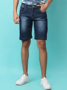 V-Mart Men Washed Denim Denim Shorts