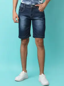 V-Mart Men Washed Denim Denim Shorts