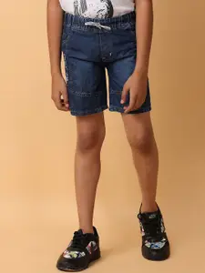 V-Mart Boys Washed Denim Denim Shorts Technology
