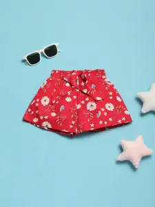 V-Mart Girls Printed Shorts