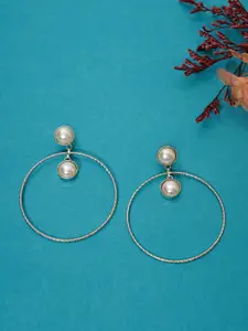 Designbox Women Circular Hoop Earrings