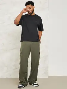 Styli Relaxed Fit Nylon Cargo Pants