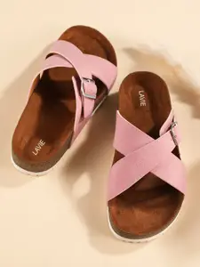 Lavie Women Colourblocked Open teo with Bows Flats