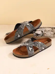 Lavie Women Printed Open Toe Flats