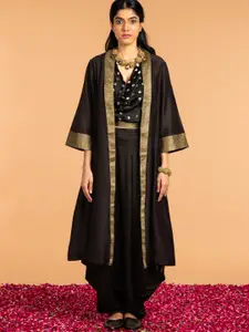 VASSTRAM Women Longline Shrug