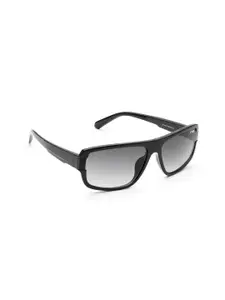 IRUS by IDEE Men Rectangle Sunglasses with UV Protected Lens IRS1312C1SG