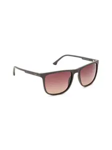 IRUS by IDEE Men Square Sunglasses with Polarised and UV Protected Lens IRS1317C3PSG