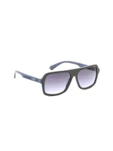 IRUS by IDEE Men Square Sunglasses with UV Protected Lens IRS1364C4SG