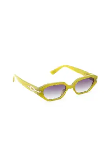 IRUS by IDEE Women Oval Sunglasses with UV Protected Lens IRS1369C4SG