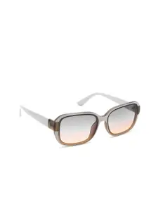 IRUS by IDEE Women Oval Sunglasses with UV Protected Lens IRS1351C4SG-Gunmetal