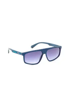 IRUS by IDEE Men Rectangle Sunglasses with UV Protected Lens IRS1365C2SG