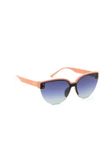 IRUS by IDEE Women Cateye Sunglasses with UV Protected Lens IRS1372C2SG