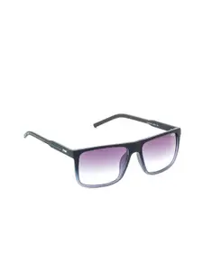 IRUS by IDEE Men Rectangle Sunglasses with UV Protected Lens IRS1310C2SG