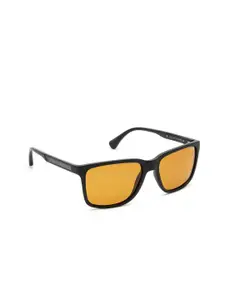 IRUS by IDEE Men Square Sunglasses with Polarised and UV Protected Lens IRS1314C4PSG