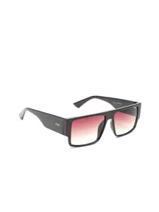 IRUS by IDEE Men Rectangle Sunglasses with UV Protected Lens IRS1311C2SG