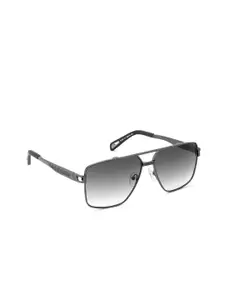 IRUS by IDEE Men Other Sunglasses with UV Protected Lens IRS1334C1SG-Gunmetal-Toned