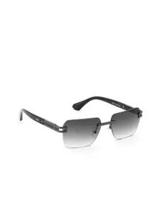 IRUS by IDEE Men Rectangle Sunglasses with UV Protected Lens IRS1340C1SG