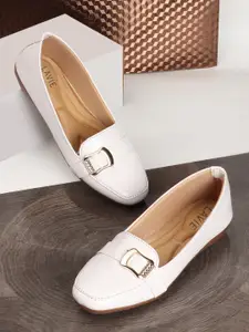 Lavie Women Solid Ballerinas Square Toe Flats