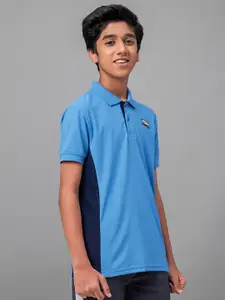Technosport Boys Colorblock UPF50 Slim Fit Sports Tshirt