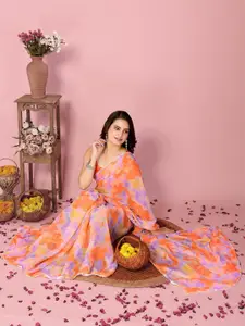 VAIRAGEE Tie and Dye Ready to Wear Saree