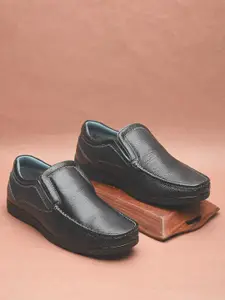 Fashion Victim Men Leather Formal Slip-Ons