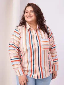 BAESD Women Standard Opaque Striped Party Shirt