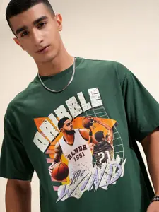 HIGHLANDER Men Graphic Printed Round Neck T-shirt