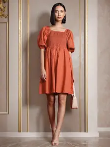 all about you Pure Cotton A-Line Dress