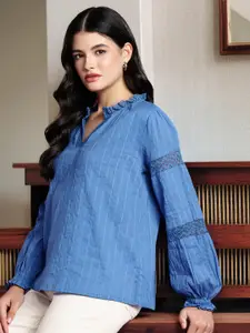 all about you Puff Sleeve Pure Cotton Regular Top