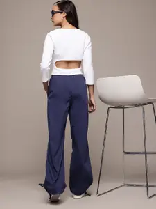 The Roadster Lifestyle Co. Cut-Out Detail Textured Top