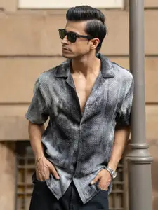 Powerlook Men Faded Opaque Faded Casual Shirt