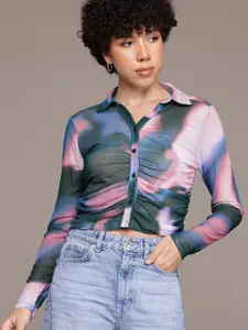 The Roadster Lifestyle Co. Opaque Printed Casual Shirt