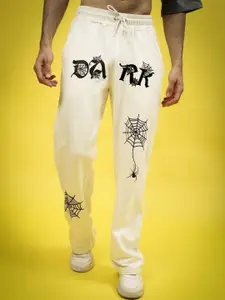 WEARDUDS Men Printed Relaxed-Fit Track Pant