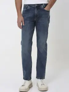 Mufti Men Straight Fit Low Distress Stretchable Jeans