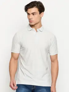 Duke Men Solid Polo Collar Slim Fit T-shirt