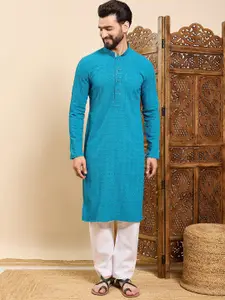House of Pataudi Embroidered Straight Kurta