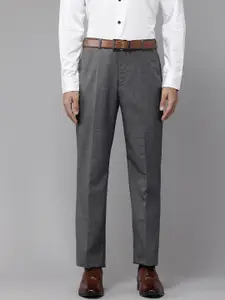 Park Avenue Men Checked Formal Trousers