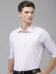 Park Avenue Slim Fit Checked Formal Shirt