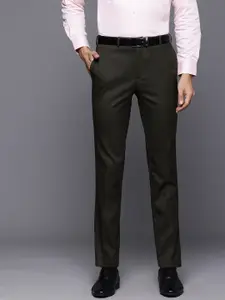 Raymond Men Checked Slim Fit Formal Trousers